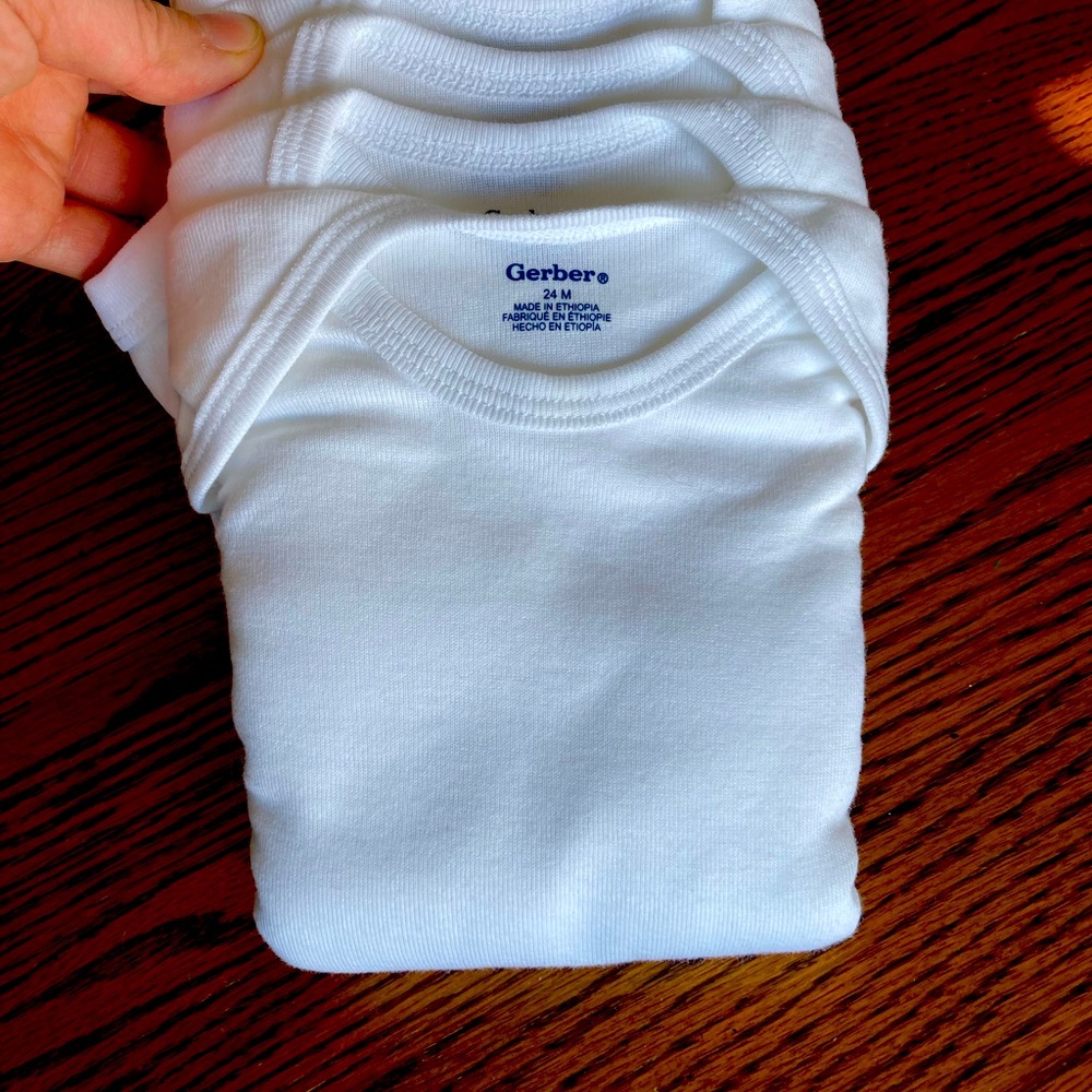 Brand New Gerber Baby onesie’s